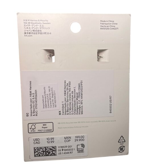 H&M Gold Hoop Earrings (Set of 2) – NWT - Picture 3 of 5